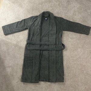 Lands End Men's Calf Length Turkish Terry Robe